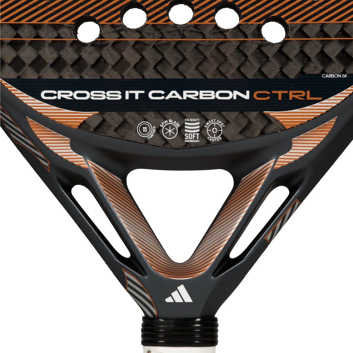 Adidas Cross IT Carbon CTRL padel racket - design detail (alternate 2)