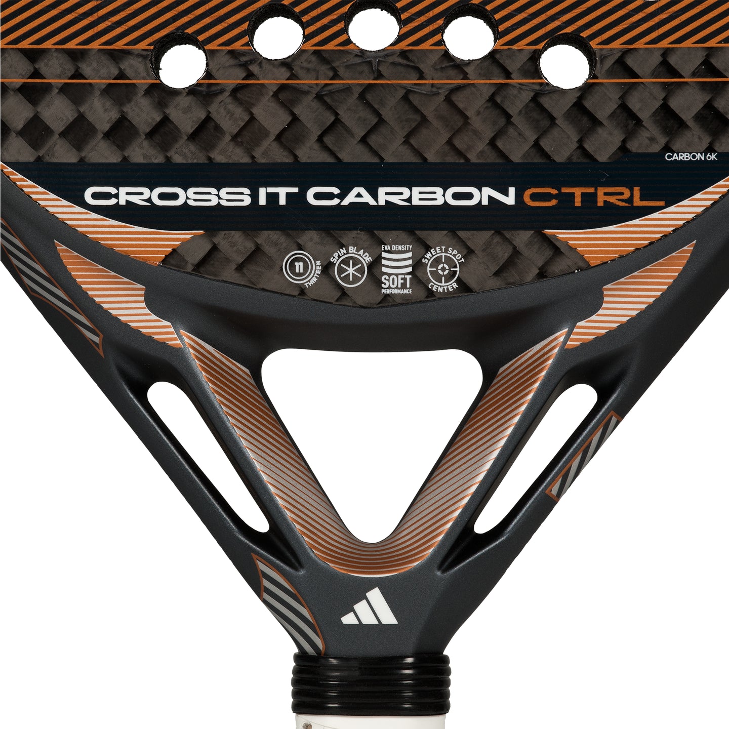 Adidas Cross IT Carbon CTRL padel racket - design detail (alternate 2)
