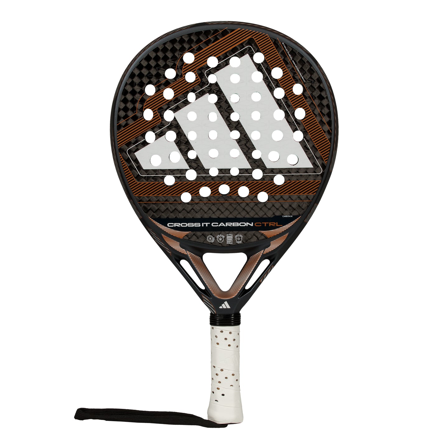 2026 Adidas Cross IT Carbon CTRL padel racket - front view