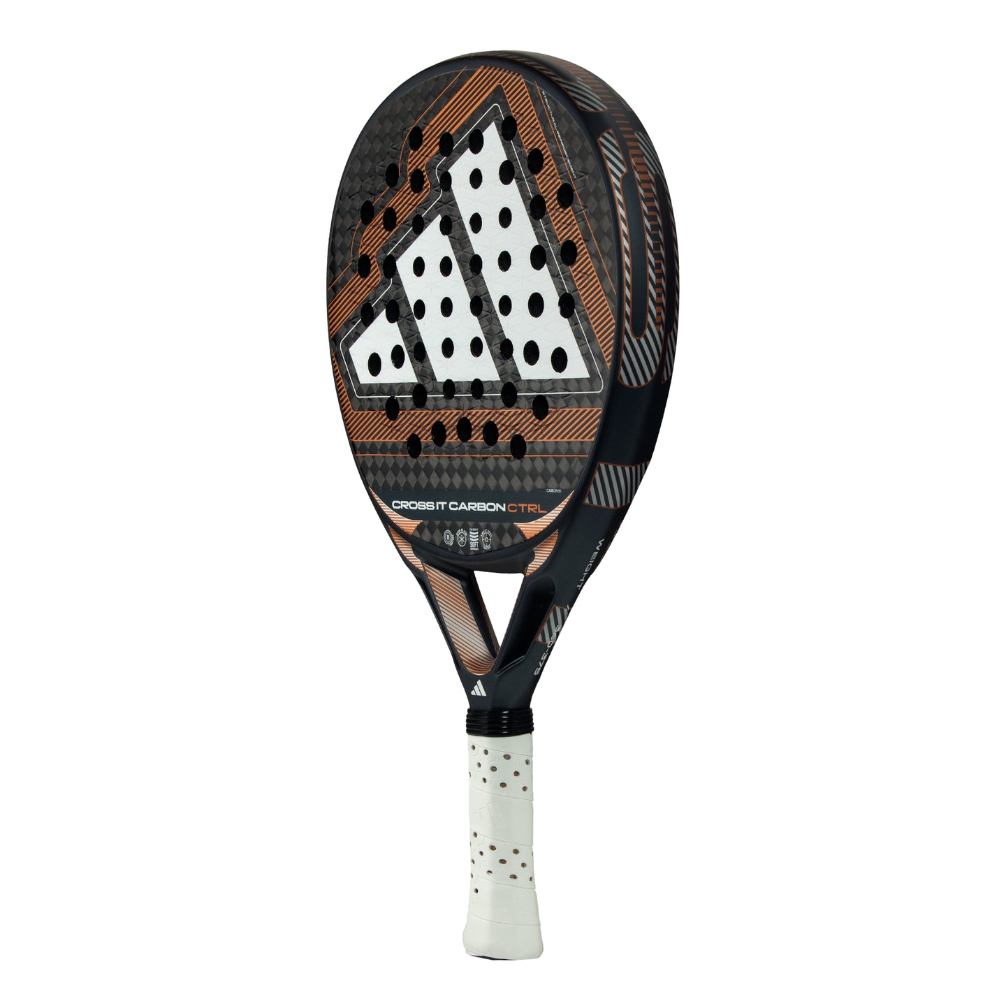 Adidas Cross IT Carbon CTRL padel racket - side profile (alternate)