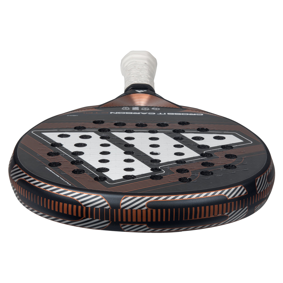 Adidas Cross IT Carbon CTRL padel racket - top edge view