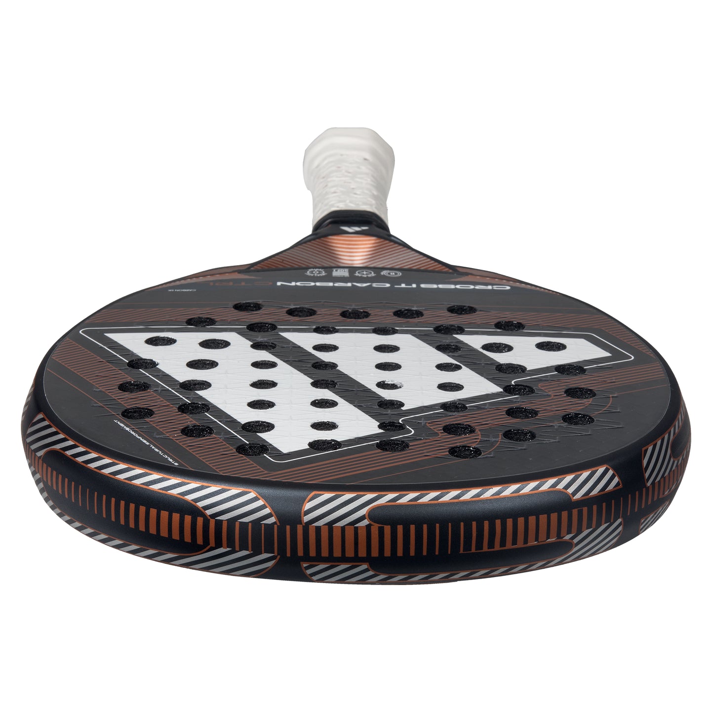 Adidas Cross IT Carbon CTRL padel racket - top edge view