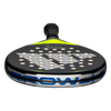 Adidas Arrow Hit Junior White/Blue padel racket - top edge view