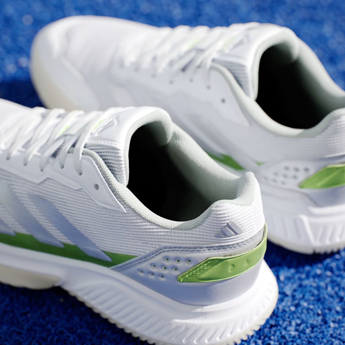 Adidas Courtquick Ladies Padel Shoes (White/Silver)