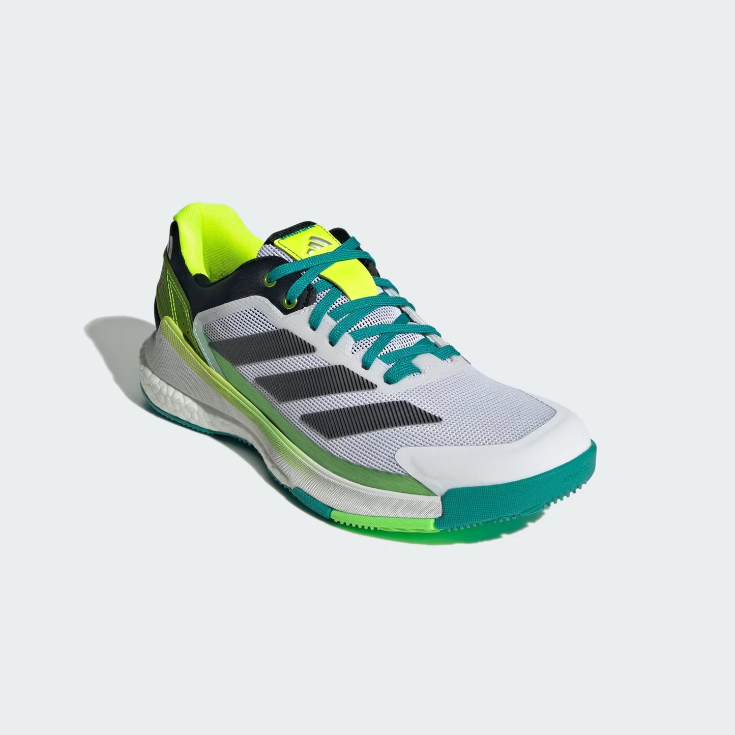 Adidas Crazyquick Boost Mens Padel Shoes (White Lime Burst)