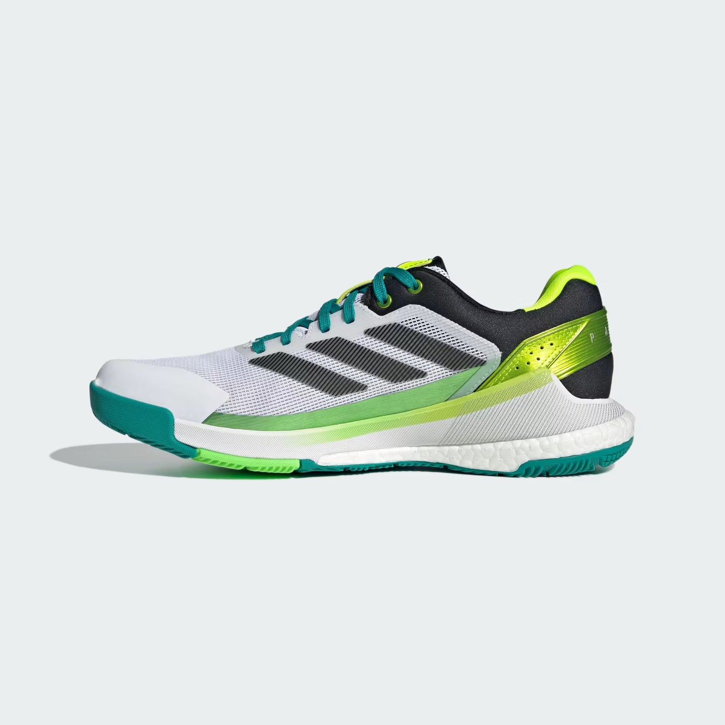 Adidas Crazyquick Boost Mens Padel Shoes (White Lime Burst)