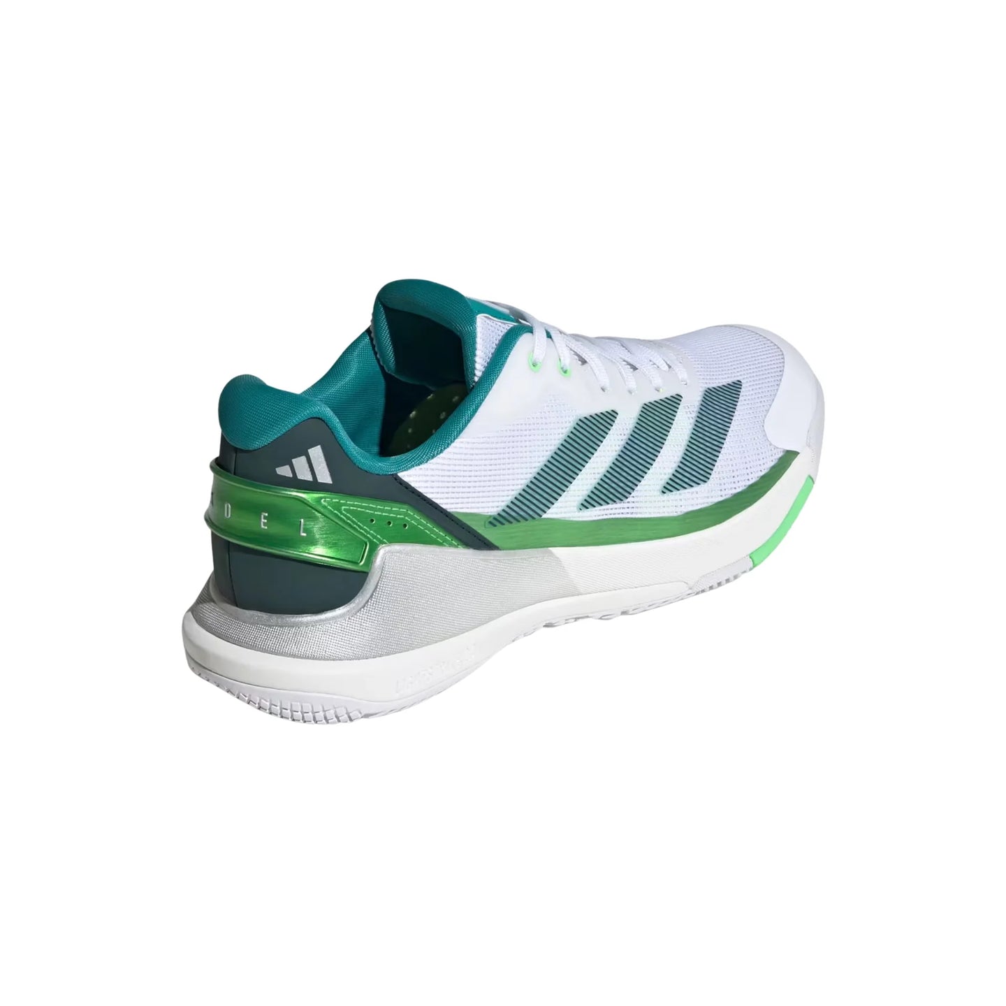 Adidas Crazyquick LS Mens Padel Shoes (White Lime Burst)