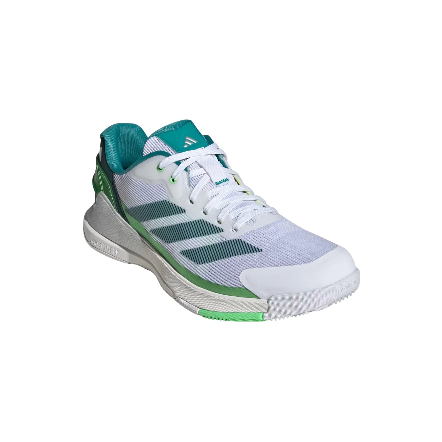 Adidas Crazyquick LS Mens Padel Shoes (White Lime Burst)