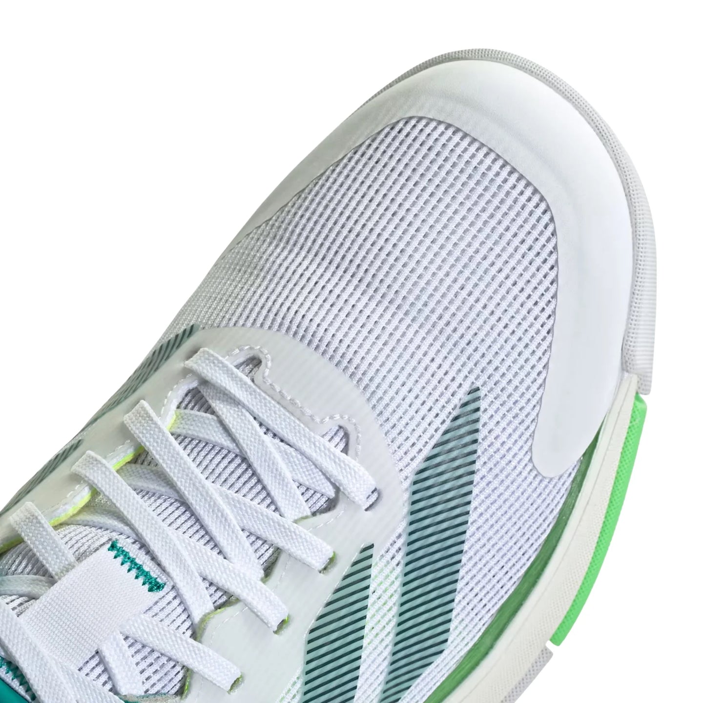 Adidas Crazyquick LS Mens Padel Shoes (White Lime Burst)