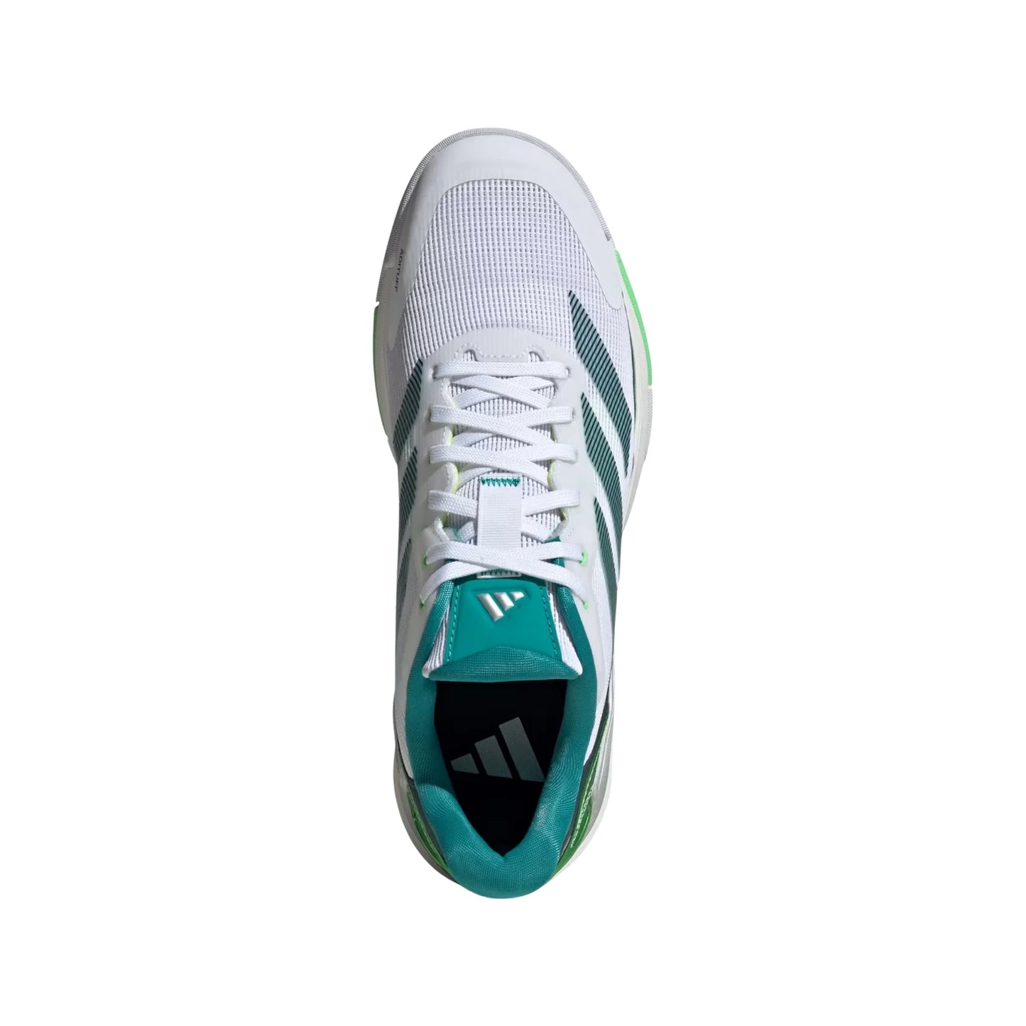 Adidas Crazyquick LS Mens Padel Shoes (White Lime Burst)