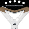 Twin pack of two 2025 Adidas Metalbone Carbon CTRL 3.4 padel rackets - detail view