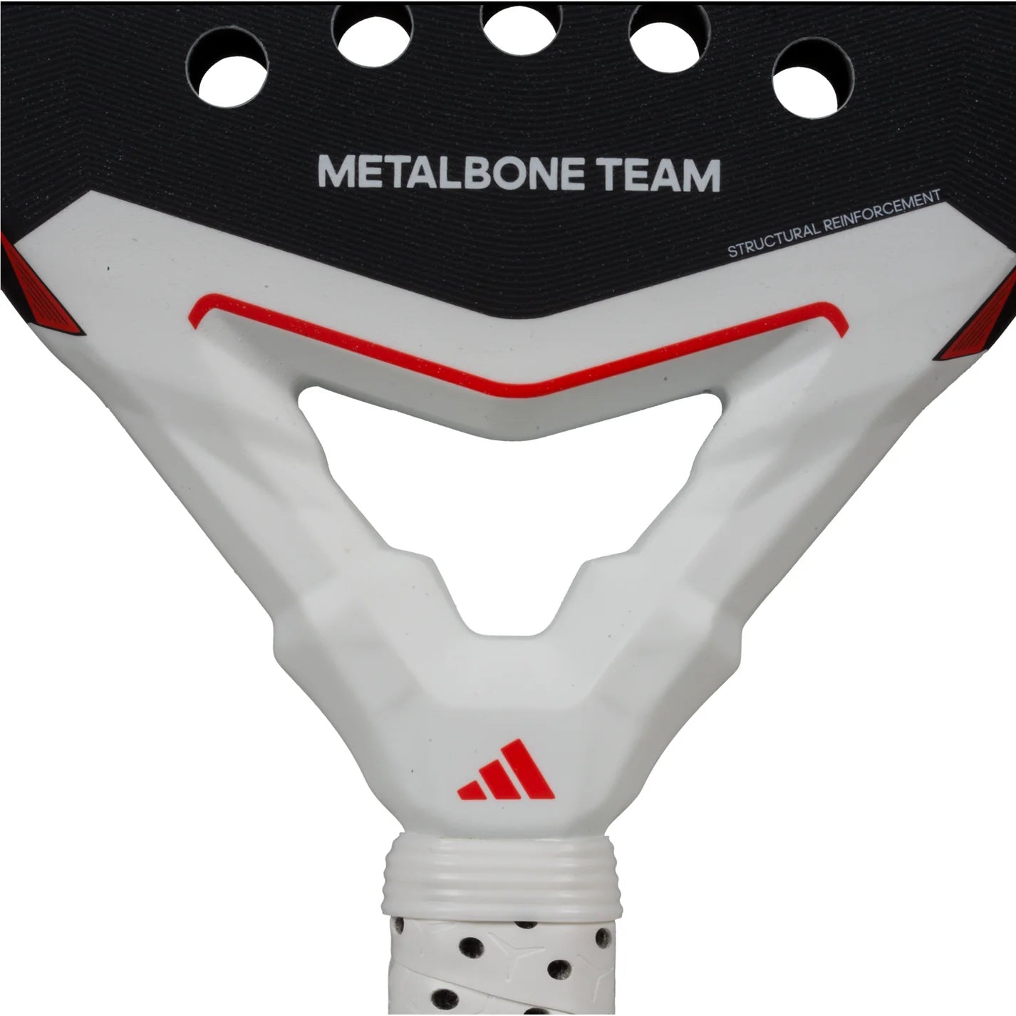 Twin pack of two 2025 Adidas Metalbone Team 3.4 padel rackets - detail view