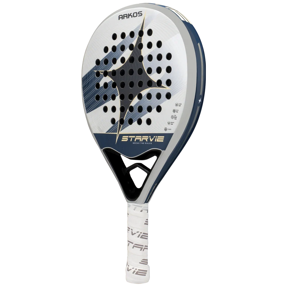 StarVie Arkos padel racket - reverse face view
