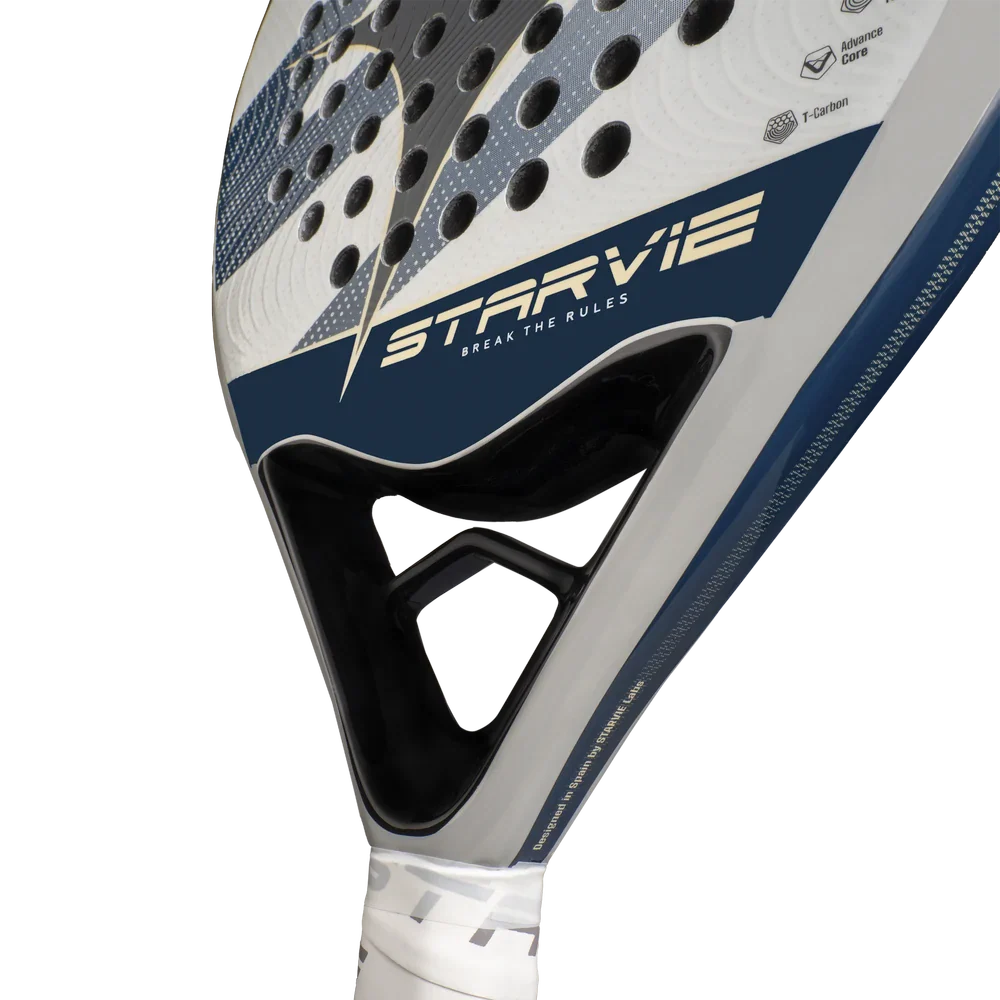 StarVie Arkos padel racket - face and throat detail
