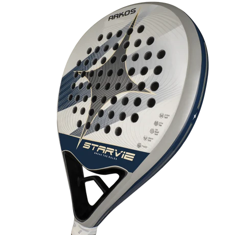 StarVie Arkos padel racket - angled view