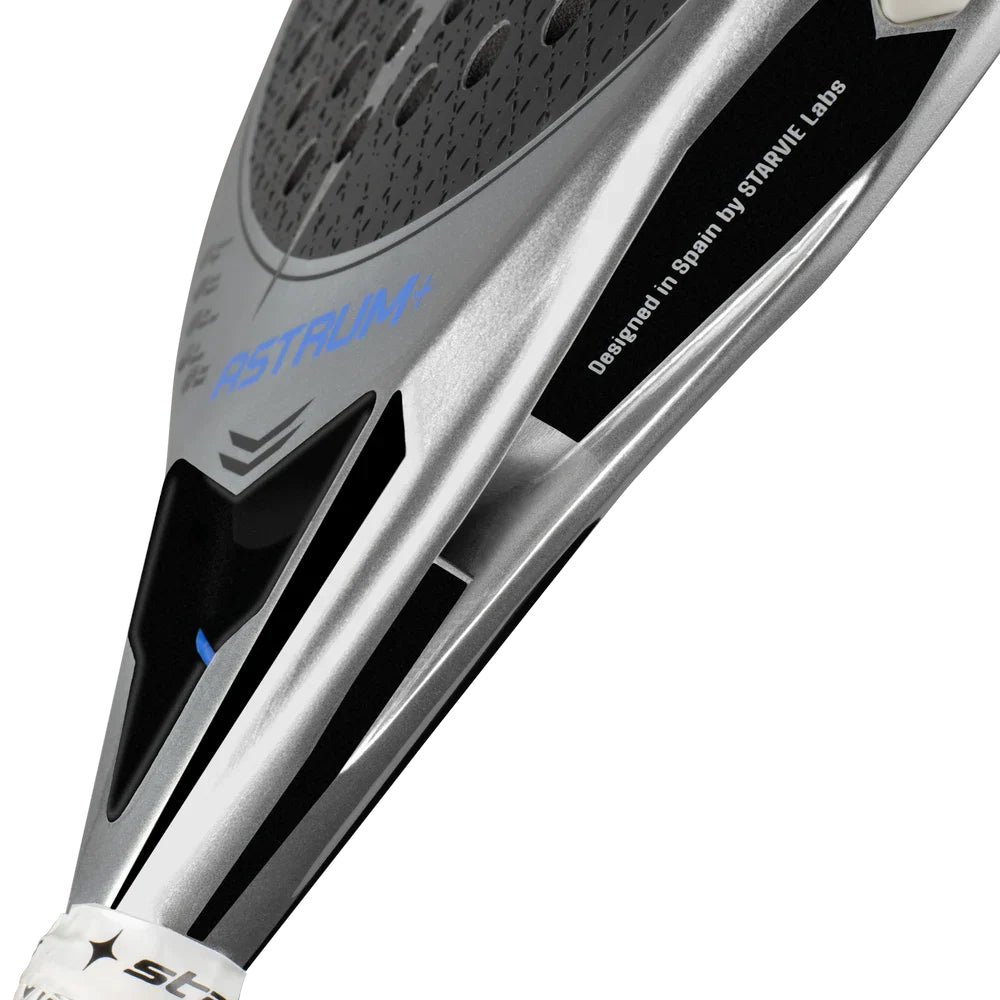 StarVie Astrum + padel racket - frame profile with designed in Spain by STARVIE Labs detail