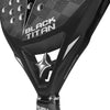 StarVie Black Titan padel racket - face and throat detail