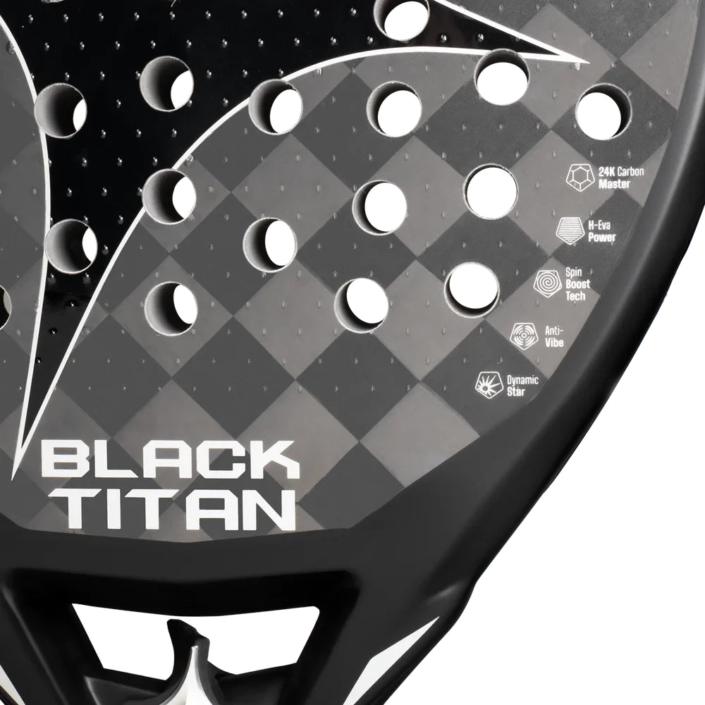 StarVie Black Titan padel racket - specifications and tech detail