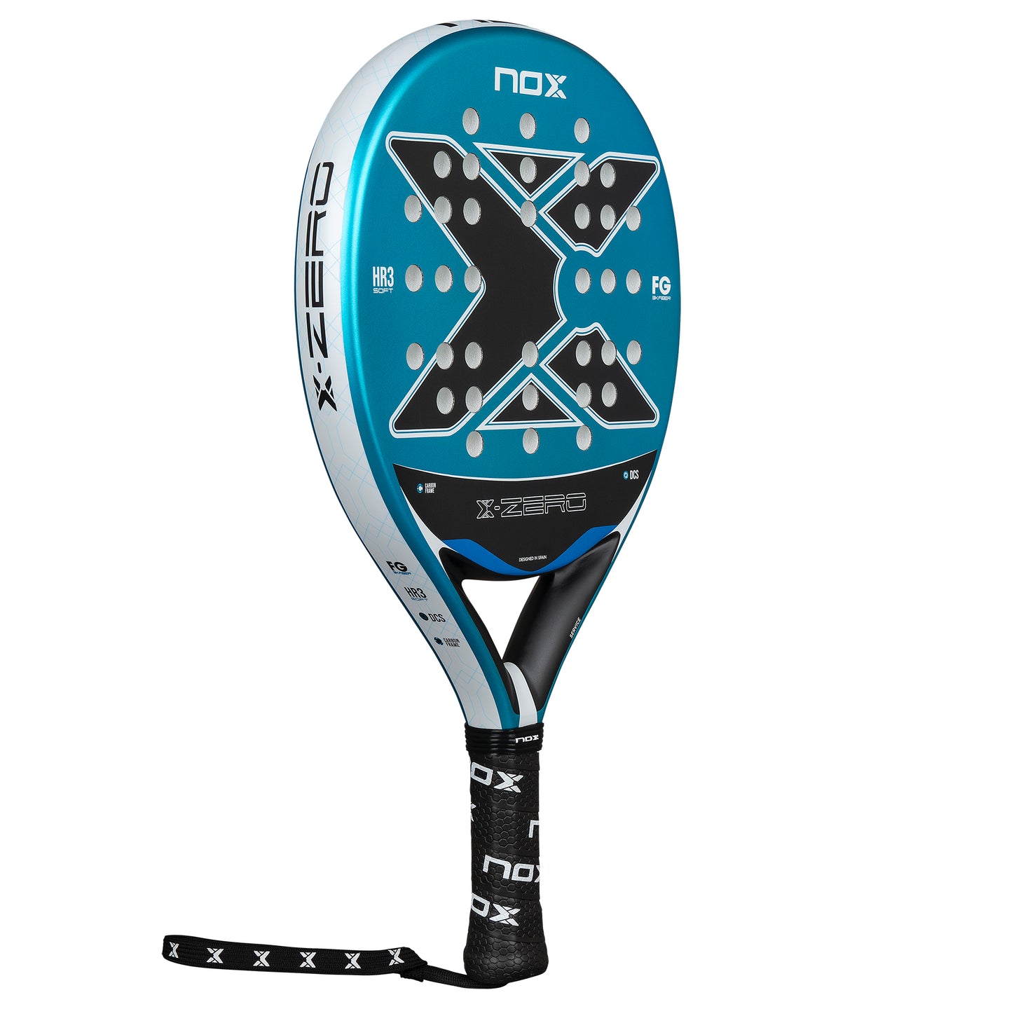 Nox X-Zero Blue padel racket - full view (alternate)