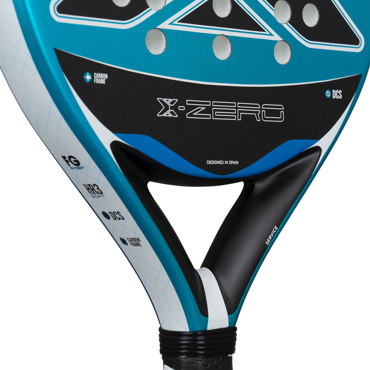 Nox X-Zero Blue padel racket - full view (alternate 3)