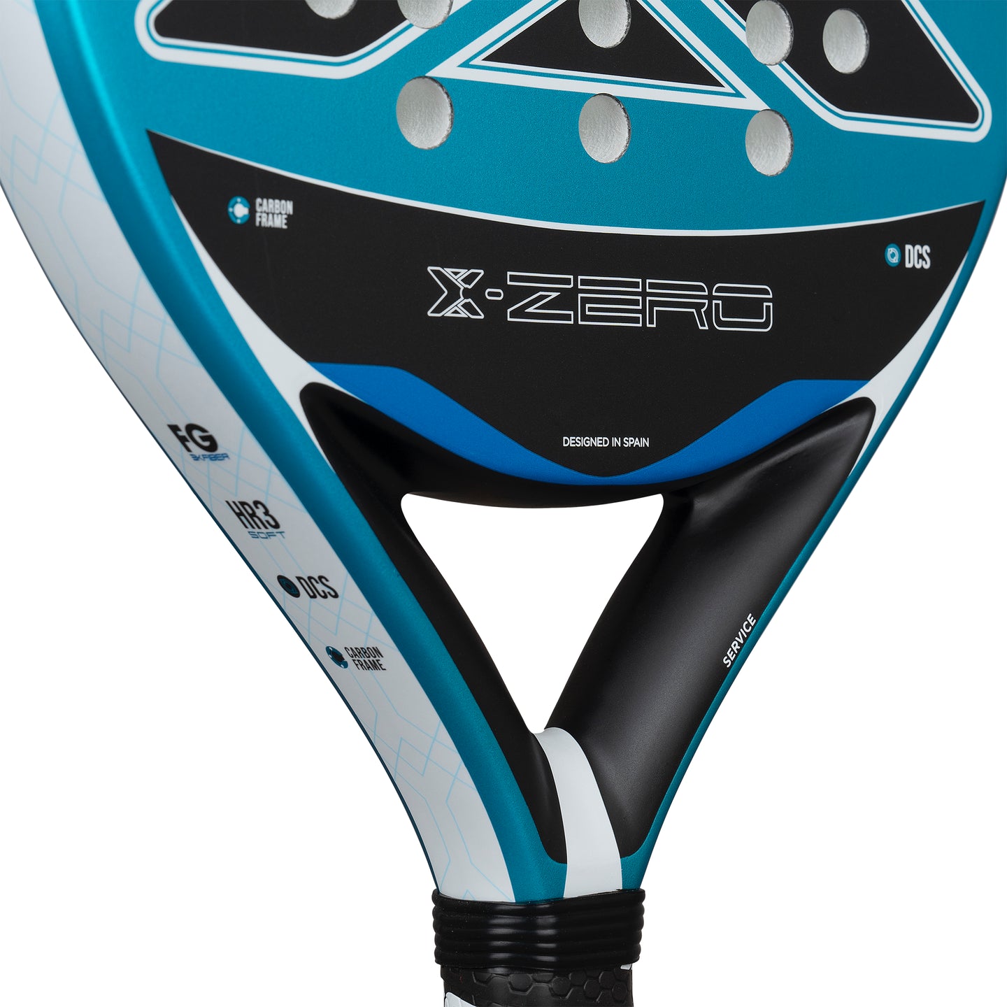 Nox X-Zero Blue padel racket - full view (alternate 3)