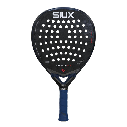 2026 Siux Diablo Pro Night Blue padel racket - full view