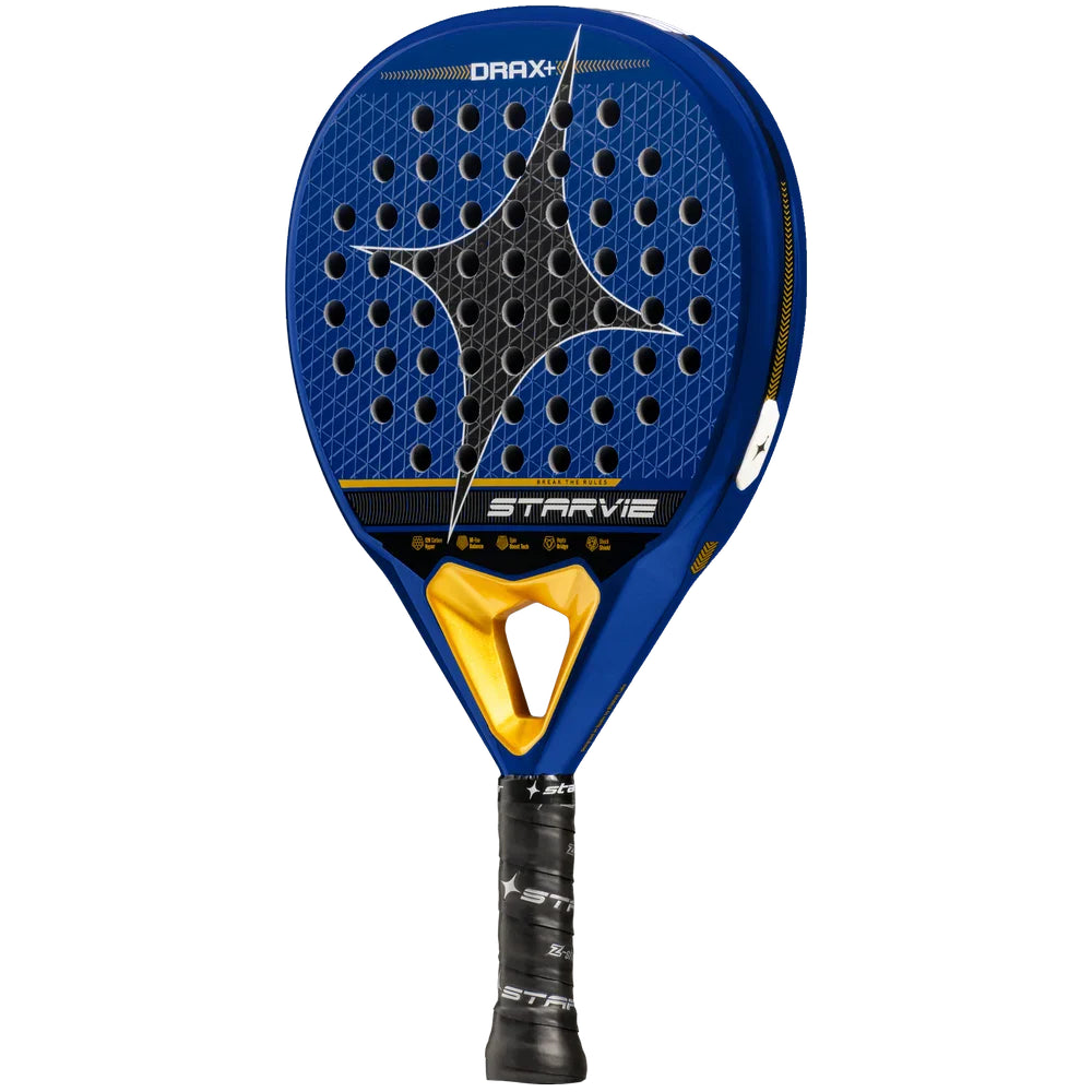 StarVie Drax + padel racket - reverse face view