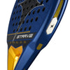 StarVie Drax + padel racket - angled frame and textured playing-surface detail