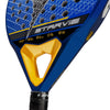 StarVie Drax + padel racket - angled throat and grip view