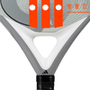 Twin pack of two 2025 Adidas Drive Grey 3.4 padel rackets - detail view