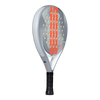 Twin pack of two 2025 Adidas Drive Grey 3.4 padel rackets - side view (alternate)