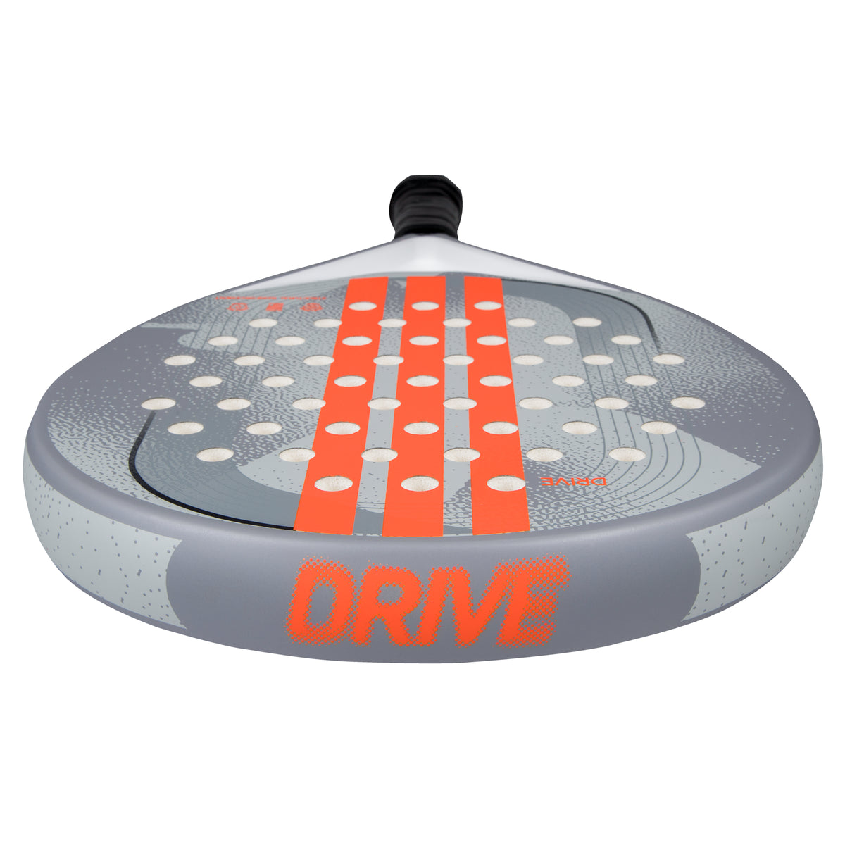 2025 Adidas Drive Grey 3.4 padel racket - top view