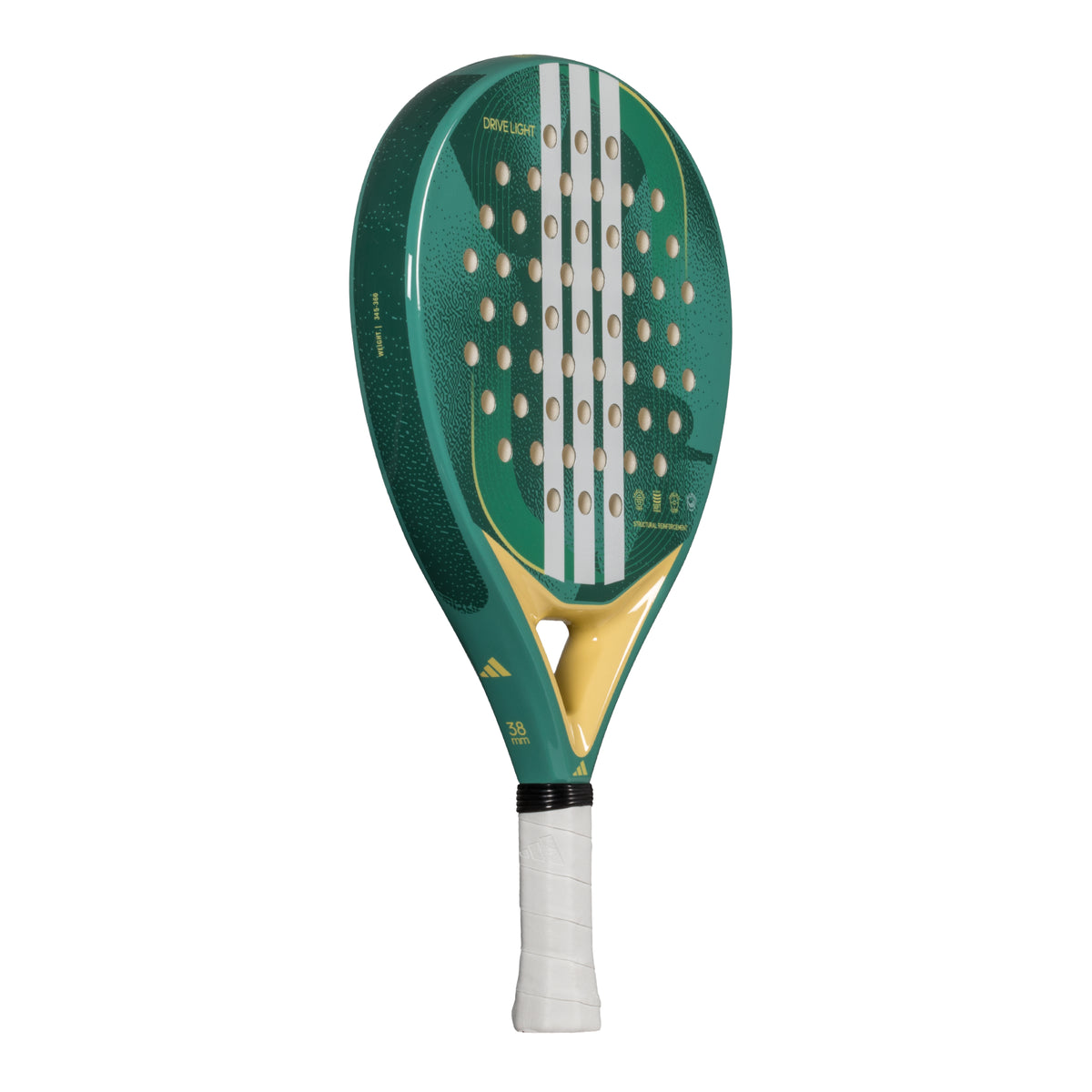 2025 Adidas Drive Light 3.4 padel racket - side view (alternate)