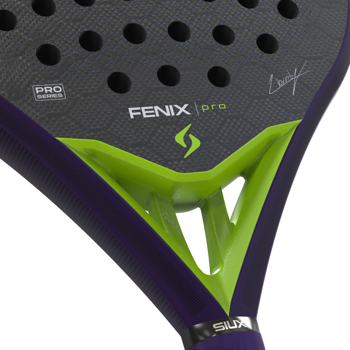 Siux Fenix Pro Glow Purple padel racket - full view (alternate 5)