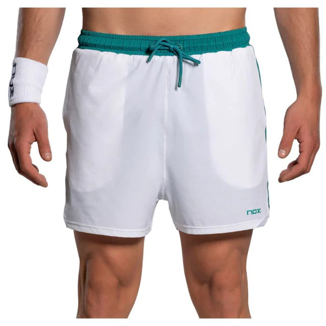 2026 Nox Pro Men's Shorts (White/Ivy Green)