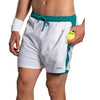 2026 Nox Pro Men's Shorts (White/Ivy Green)