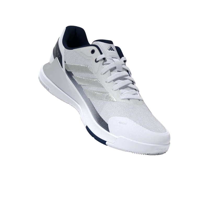Adidas Crazyquick LS Mens padel shoes (Dark Blue) — 3D turntable view (alternate)