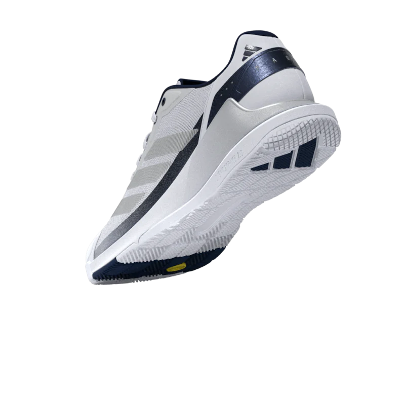 Adidas Crazyquick LS Mens padel shoes (Dark Blue) — 3D turntable view