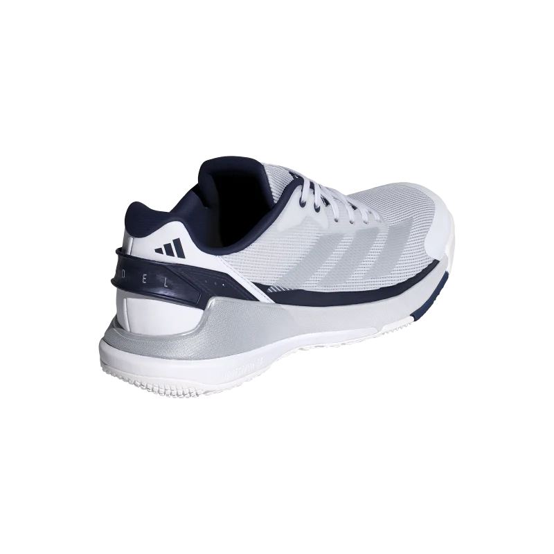 Adidas Crazyquick LS Mens padel shoes (Dark Blue) — back top view