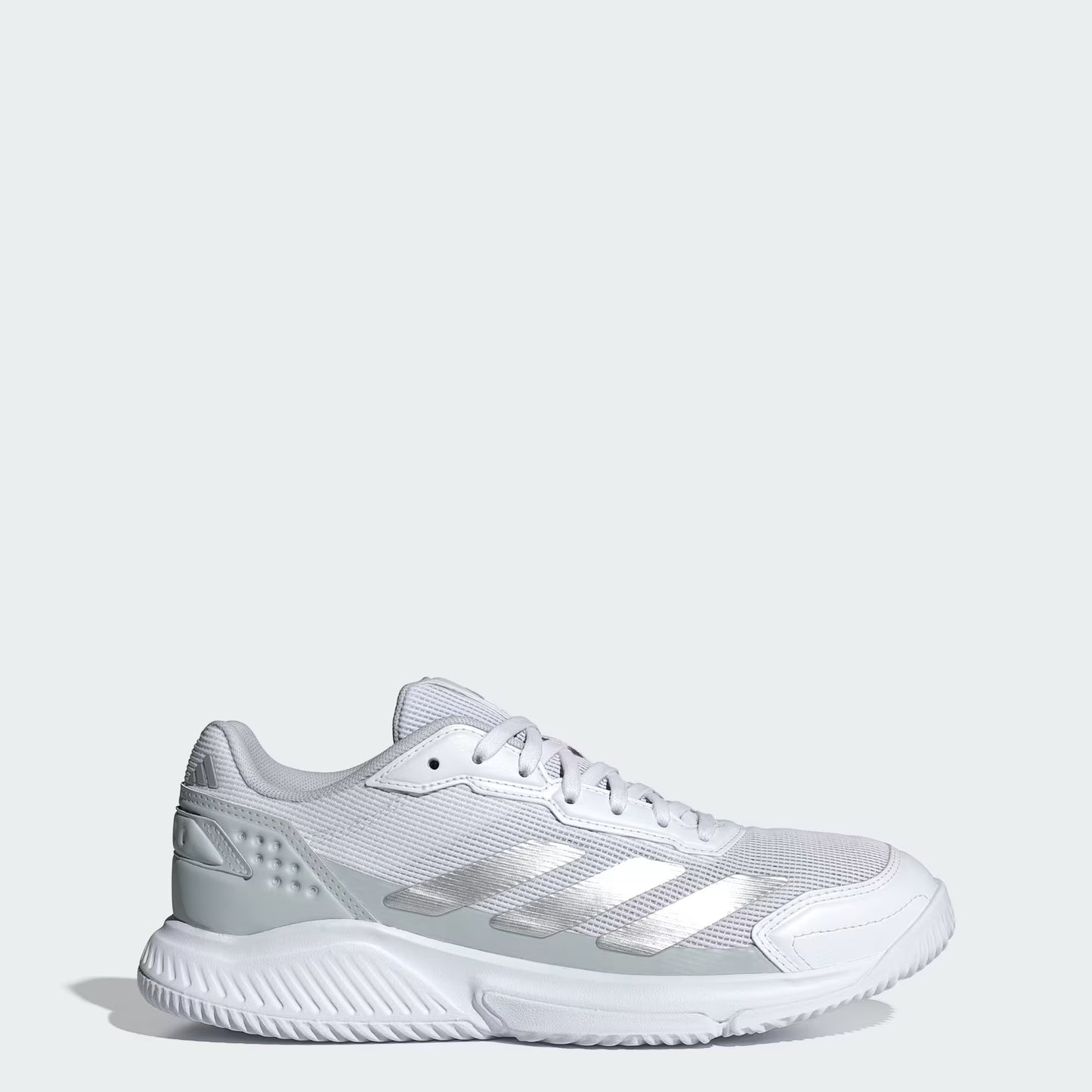 Adidas Courtquick Ladies Padel Shoes (Cloud White/Silver Metallic)