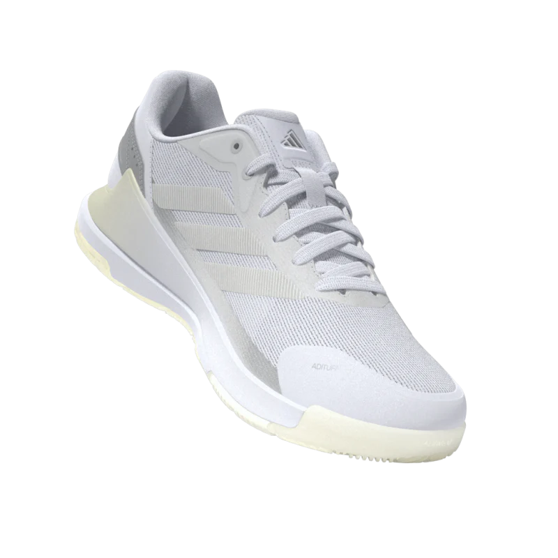 Adidas Crazyquick LS W padel shoes — 3D turntable view (alternate)