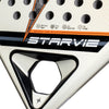 StarVie Kenta + padel racket - throat and tech-icon detail
