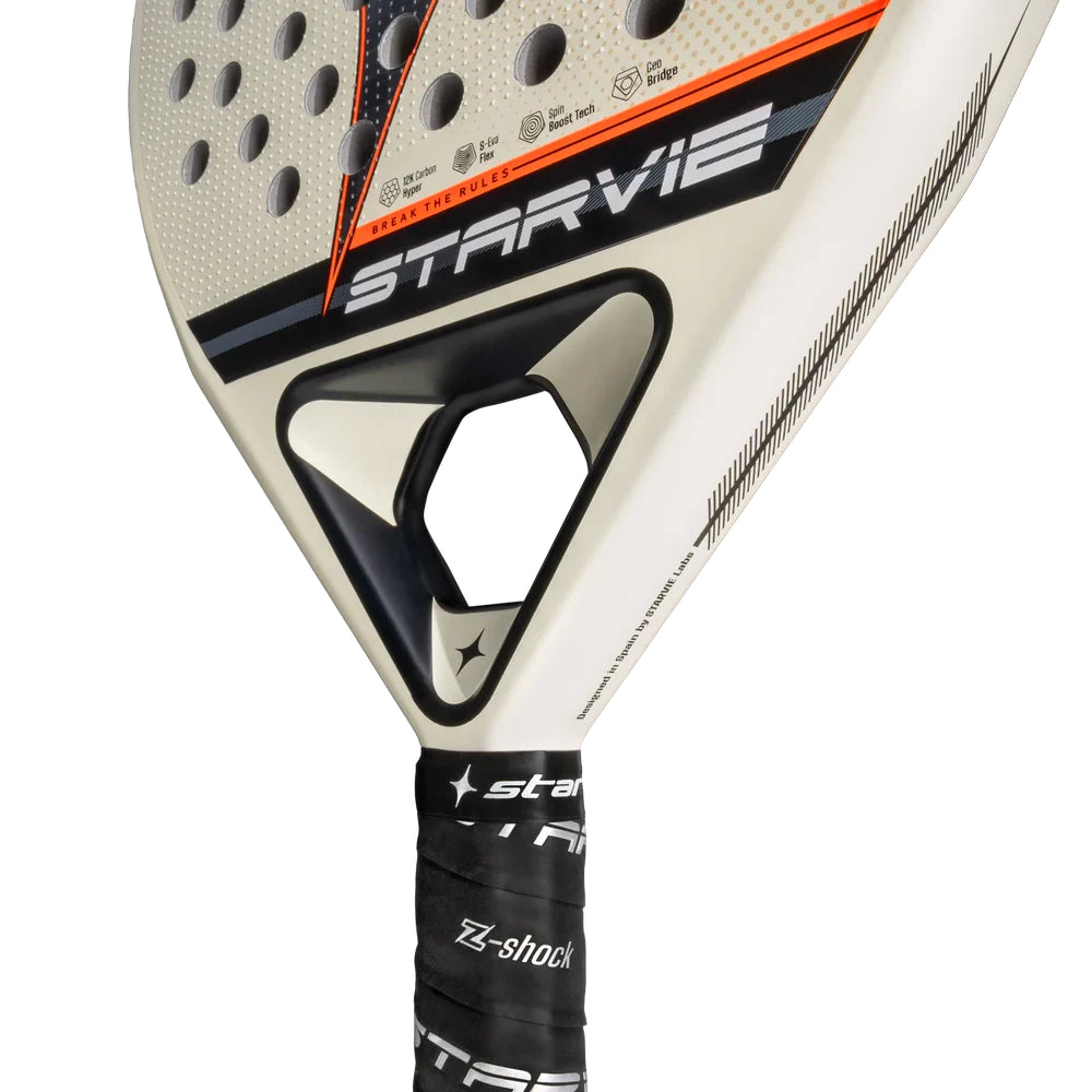 StarVie Kenta + padel racket - frame and throat profile