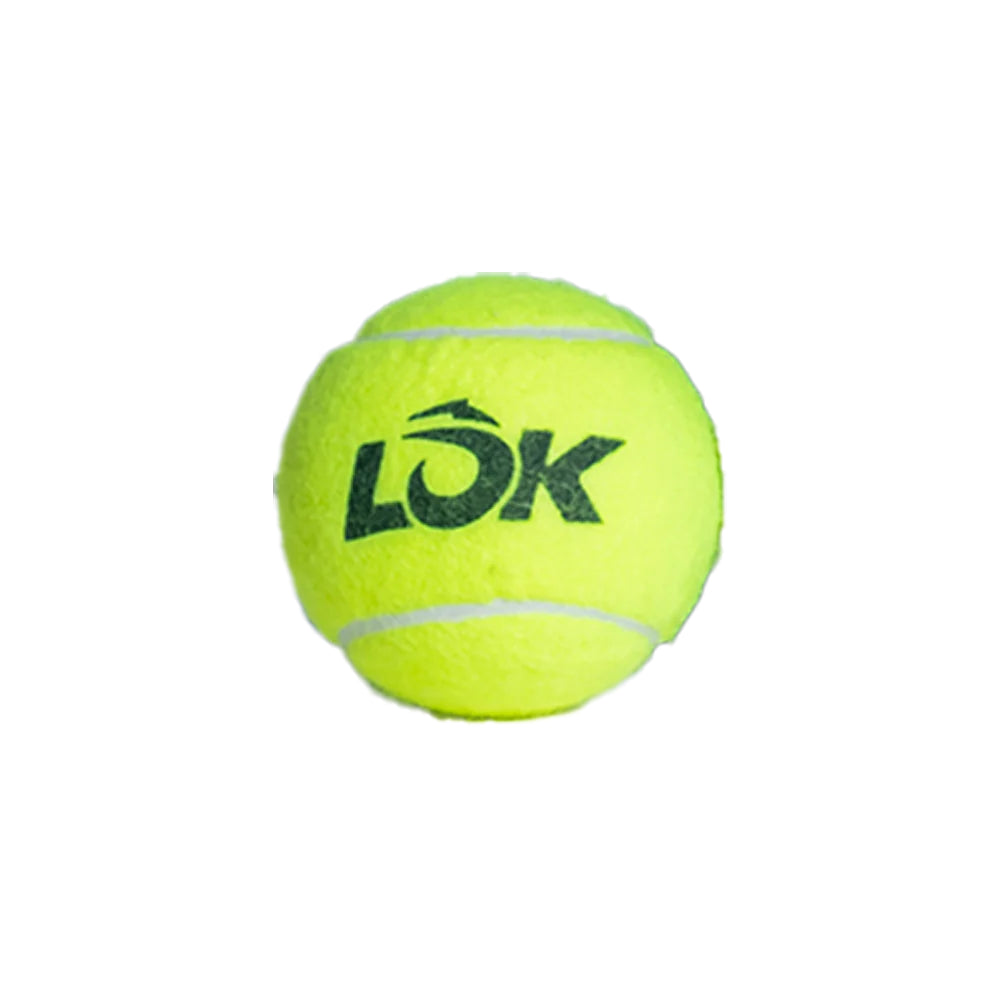 LÕK Accent padel balls (tube of 3) - single ball detail view