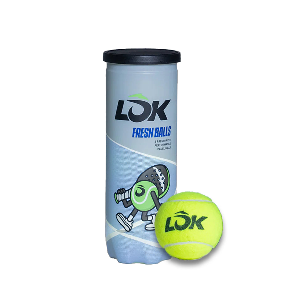 LÕK Accent padel balls (tube of 3) - front view
