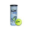 LÕK Accent padel balls (tube of 3) - front view
