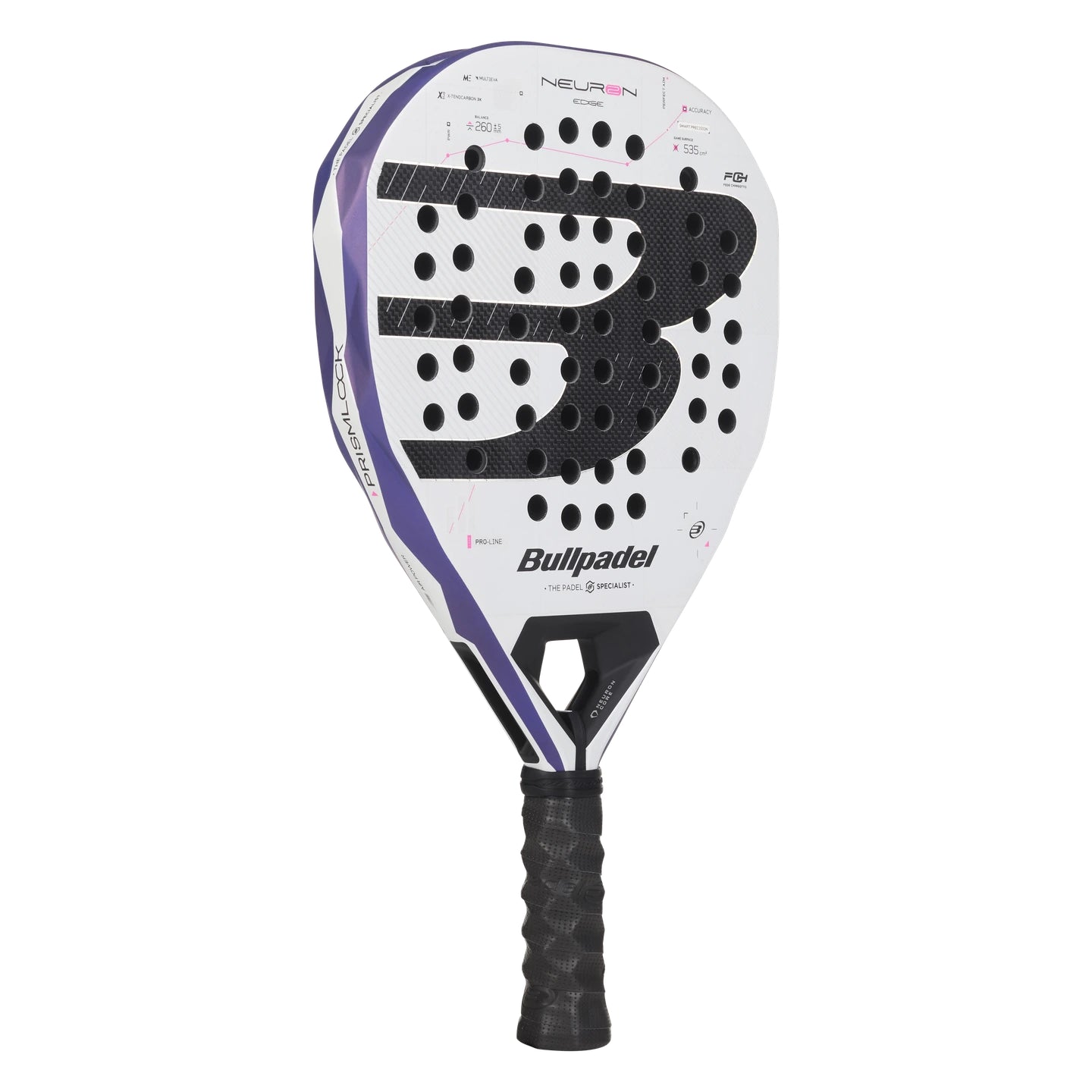 Bullpadel Neuron 02 Edge padel racket - back view