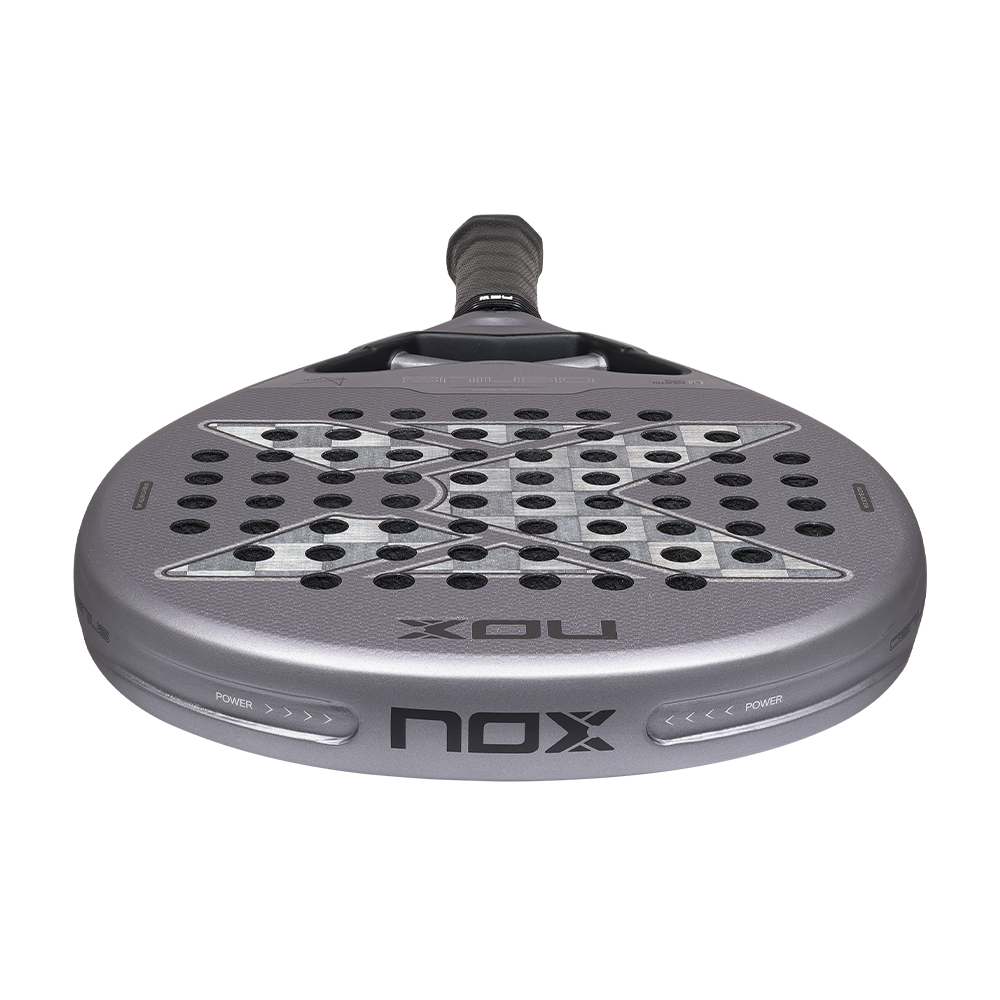Nox Genius 18K Alum padel racket - top view