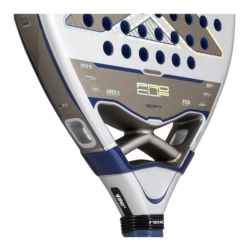 Nox Pro Cup Soft padel racket - heart detail