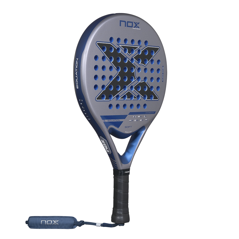 Nox Equation Soft Advanced padel racket - angled view